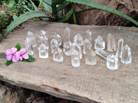 Polished Clear Quartz Crystals x 35 From Madagascar