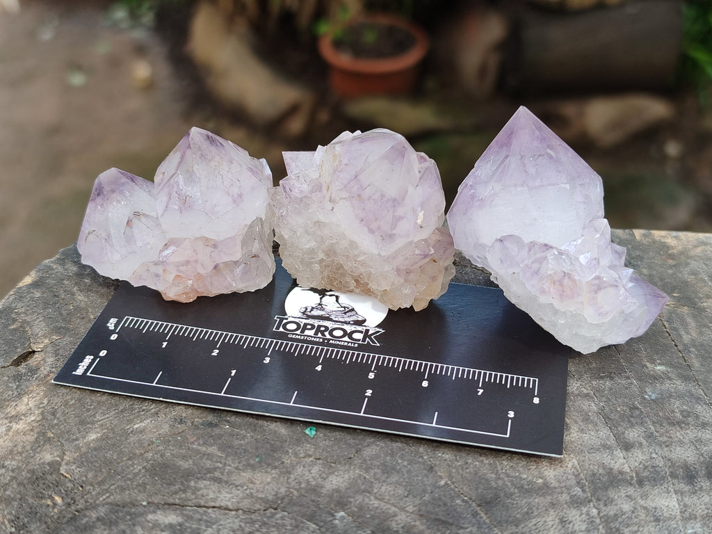 Natural Ametrine Spirit Quartz Crystals x 20 From Boekenhouthoek, South Africa - Toprock Gemstones and Minerals 