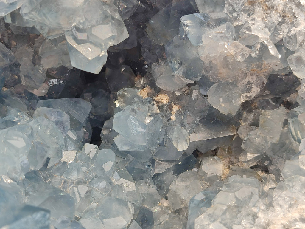 Natural Celestite Geode Specimens x 1 From Sakoany, Madagascar - Toprock Gemstones and Minerals 