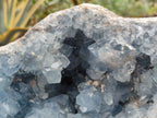 Natural Celestite Geode Specimens x 1 From Sakoany, Madagascar - Toprock Gemstones and Minerals 