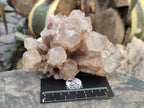 Natural Smokey Phantom Quartz Clusters x 2 From Luena, Congo - Toprock Gemstones and Minerals 