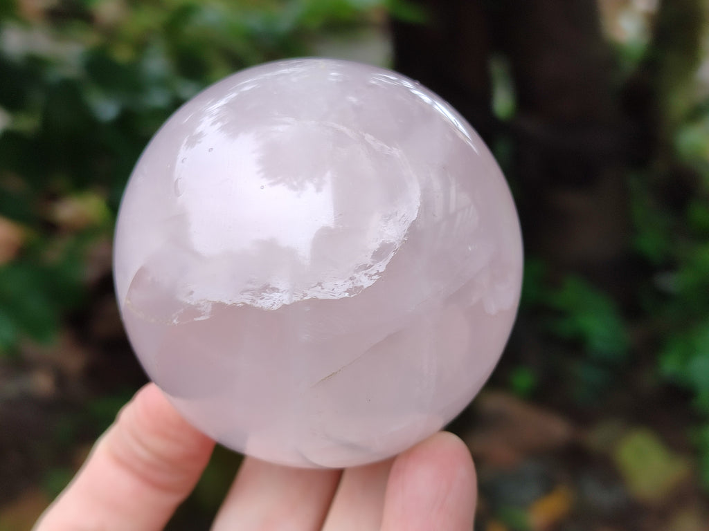 Polished Rose Quartz Spheres x 3 From Ambatondrazaka, Madagascar - Toprock Gemstones and Minerals 