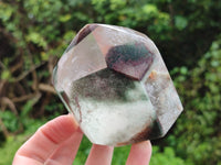 Polished Chlorite Quartz Points with Phantoms x 2 from Madagascar