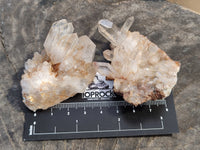 Natural Mixed Matrix Brandberg Quartz Clusters x 12 From Brandberg, Namibia