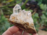Natural Mixed Matrix Brandberg Quartz Clusters x 12 From Brandberg, Namibia