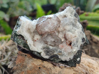 Natural Mixed Matrix Brandberg Quartz Clusters x 12 From Brandberg, Namibia