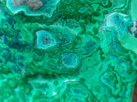Polished Large Malacolla Standing Free Form x 1 From Kalukundi Mine, Congo