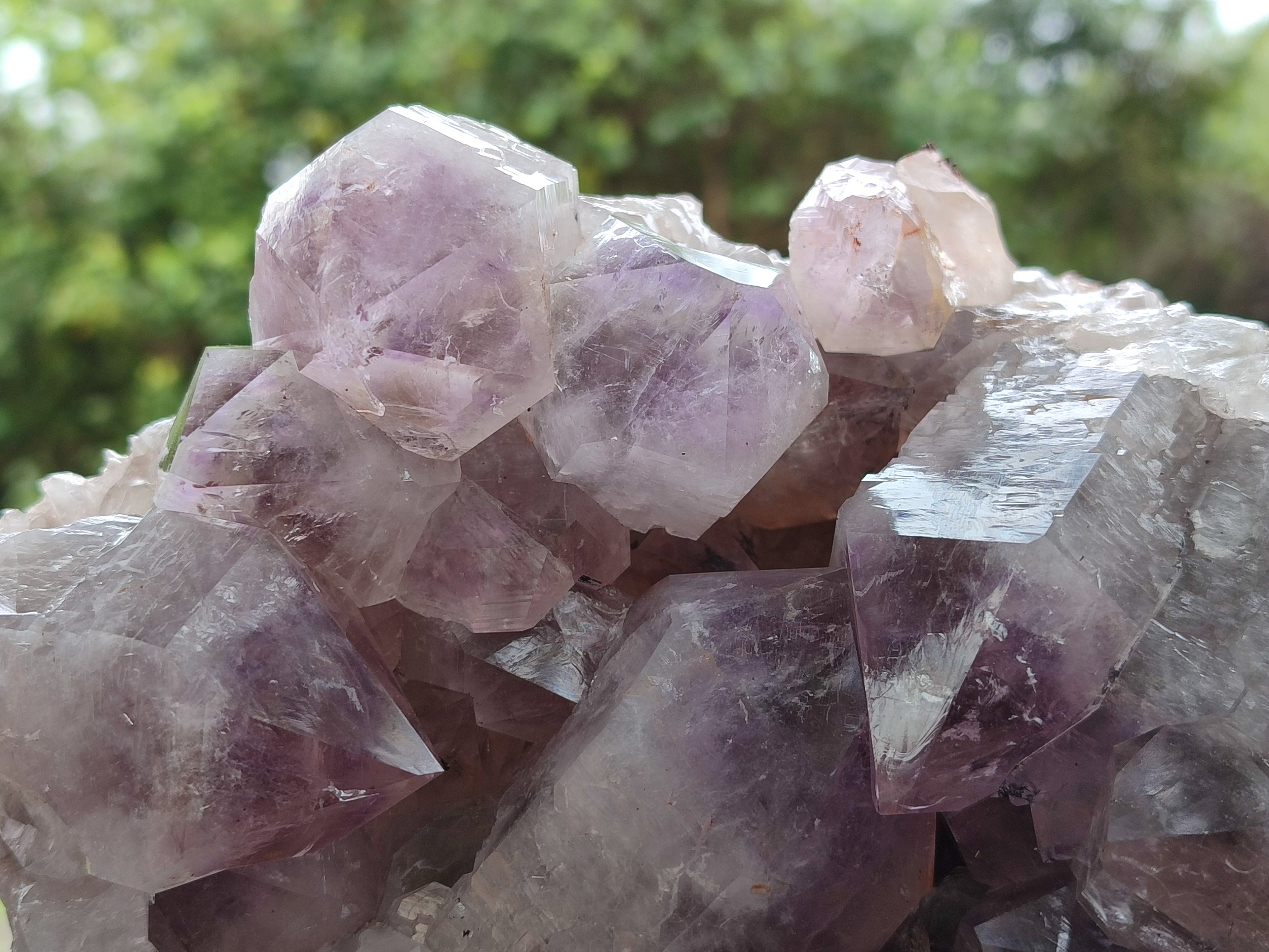 Natural Jacaranda Amethyst Quartz Cluster x 1 From Mumbwa, Zambia - Toprock Gemstones and Minerals 