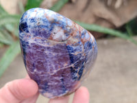 Polished Sodalite Standing Free Forms x 6 From Kunene River, Namibia - Toprock Gemstones and Minerals 