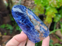 Polished Sodalite Standing Free Forms x 6 From Kunene River, Namibia - Toprock Gemstones and Minerals 