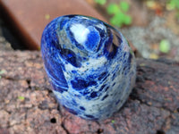 Polished Sodalite Standing Free Forms x 6 From Kunene River, Namibia - Toprock Gemstones and Minerals 