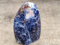 Polished Sodalite Standing Free Forms x 6 From Kunene River, Namibia - Toprock Gemstones and Minerals 