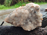 Natural White Cascading Fir Tree Candle Quartz Clusters x 3 From Madagascar