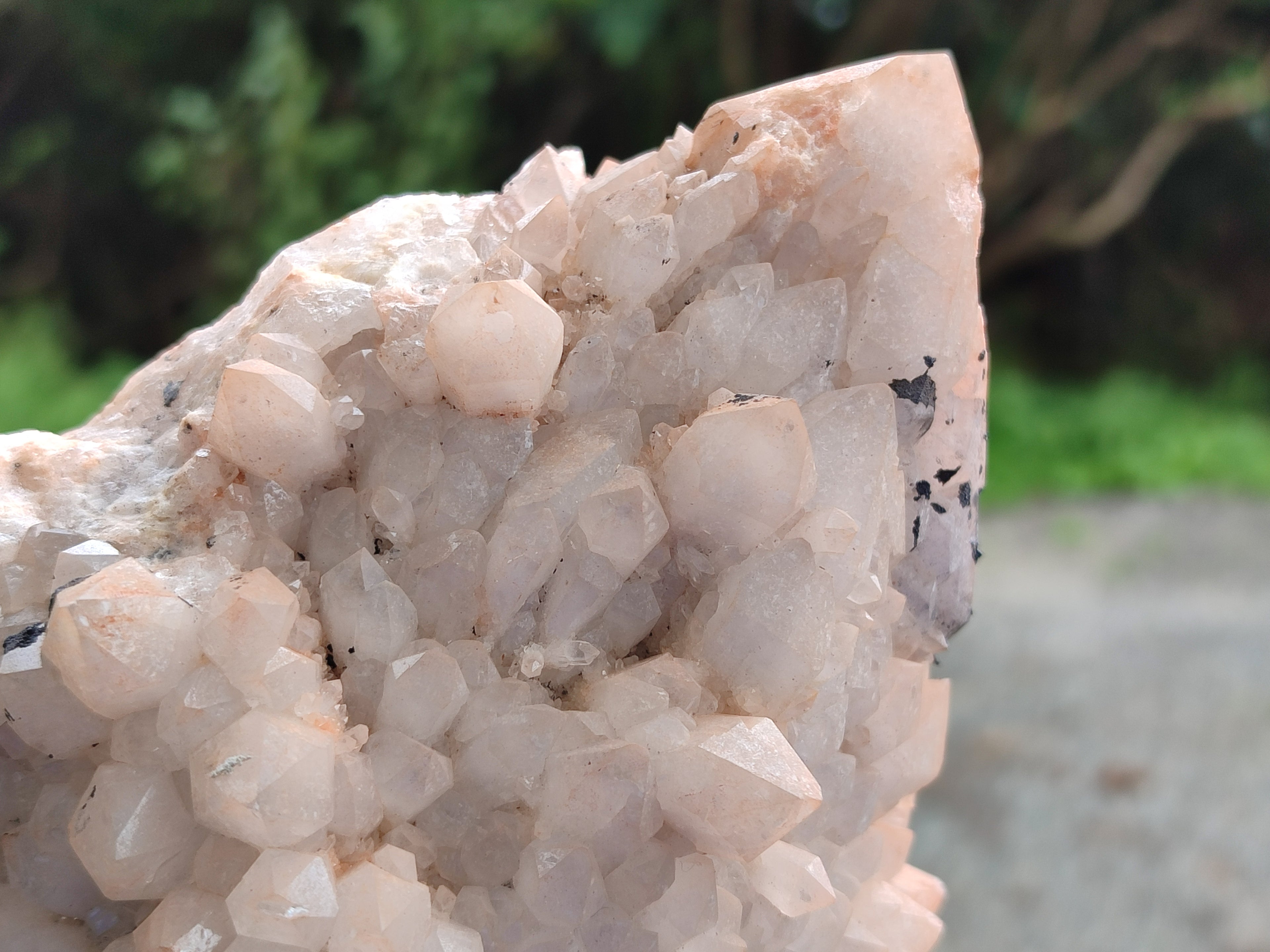 Natural White Cascading Fir Tree Candle Quartz Clusters x 3 From Madagascar - Toprock Gemstones and Minerals 