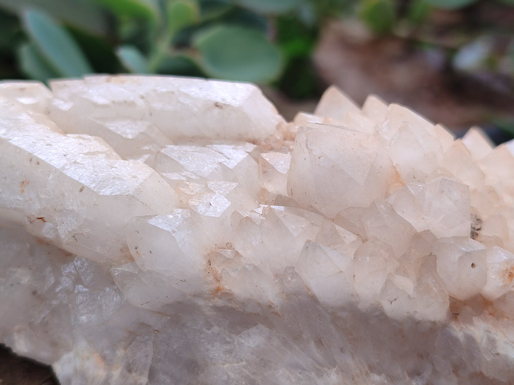 Natural White Cascading Fir Tree Candle Quartz Clusters x 3 From Madagascar - Toprock Gemstones and Minerals 