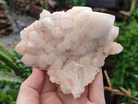 Natural White Cascading Fir Tree Candle Quartz Clusters x 3 From Madagascar