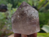 Polished A Grade Smokey Quartz Crystals x 2 From Madagascar