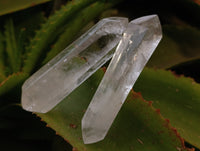 Polished Double Terminated Quartz Crystals x 6 From Madagascar