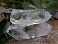 Polished Double Terminated Quartz Crystals x 6 From Madagascar