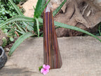 Polished Banded Tiger Iron Tower x 1 From Northern Cape, South Africa - Toprock Gemstones and Minerals 