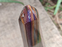Polished Banded Tiger Iron Tower x 1 From Northern Cape, South Africa