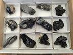 Natural Schorl Black Tourmaline Specimens x 12 From Erongo, Namibia - Toprock Gemstones and Minerals 