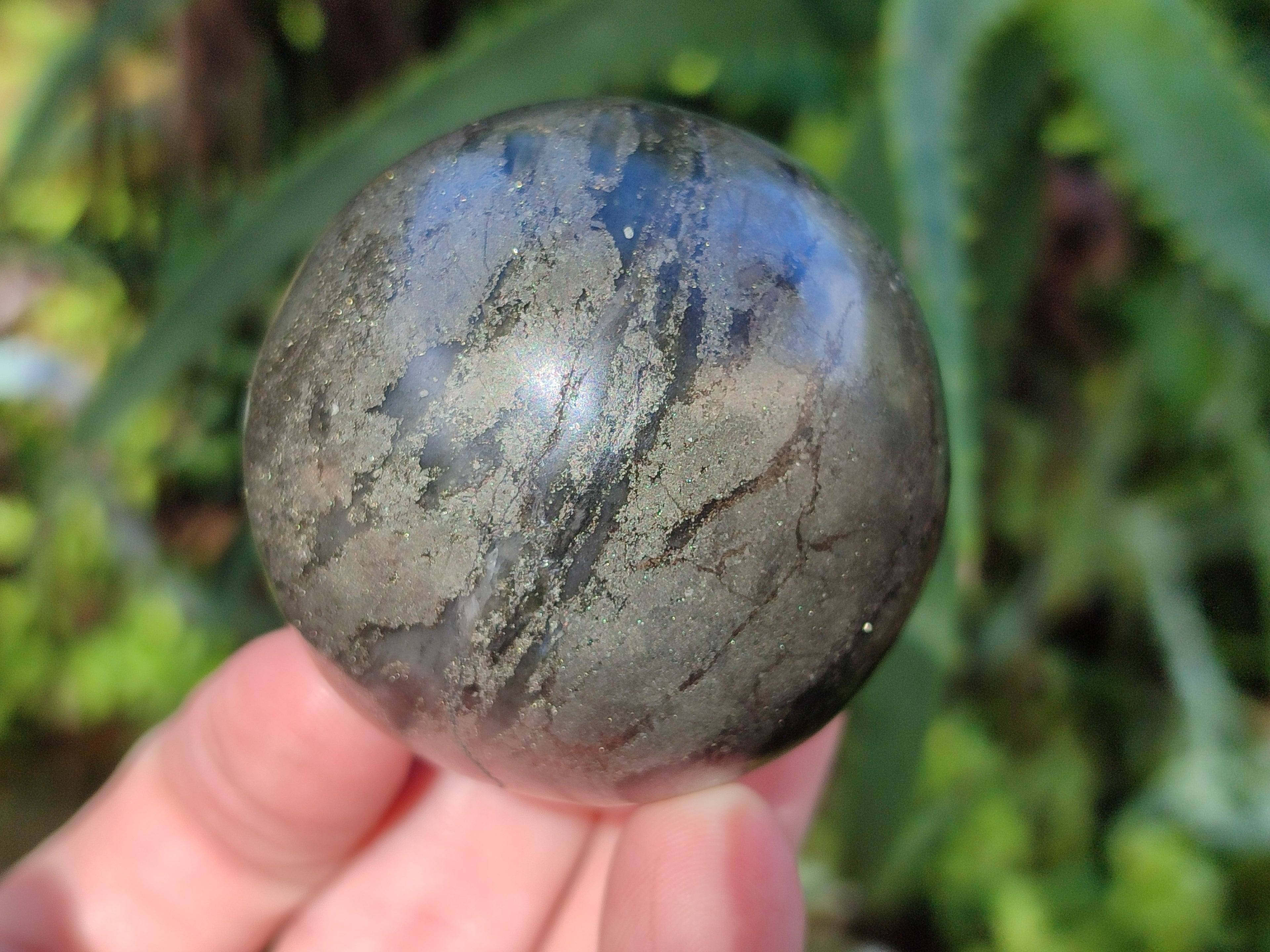 Polished Rare Pharaoh Stone Spheres x 3 From Zimbabwe - Toprock Gemstones and Minerals 
