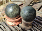 Polished Rare Pharaoh Stone Spheres x 3 From Zimbabwe - Toprock Gemstones and Minerals 