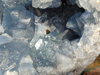 Natural Celestite Geode Specimen x 1 From Sakoany, Madagascar