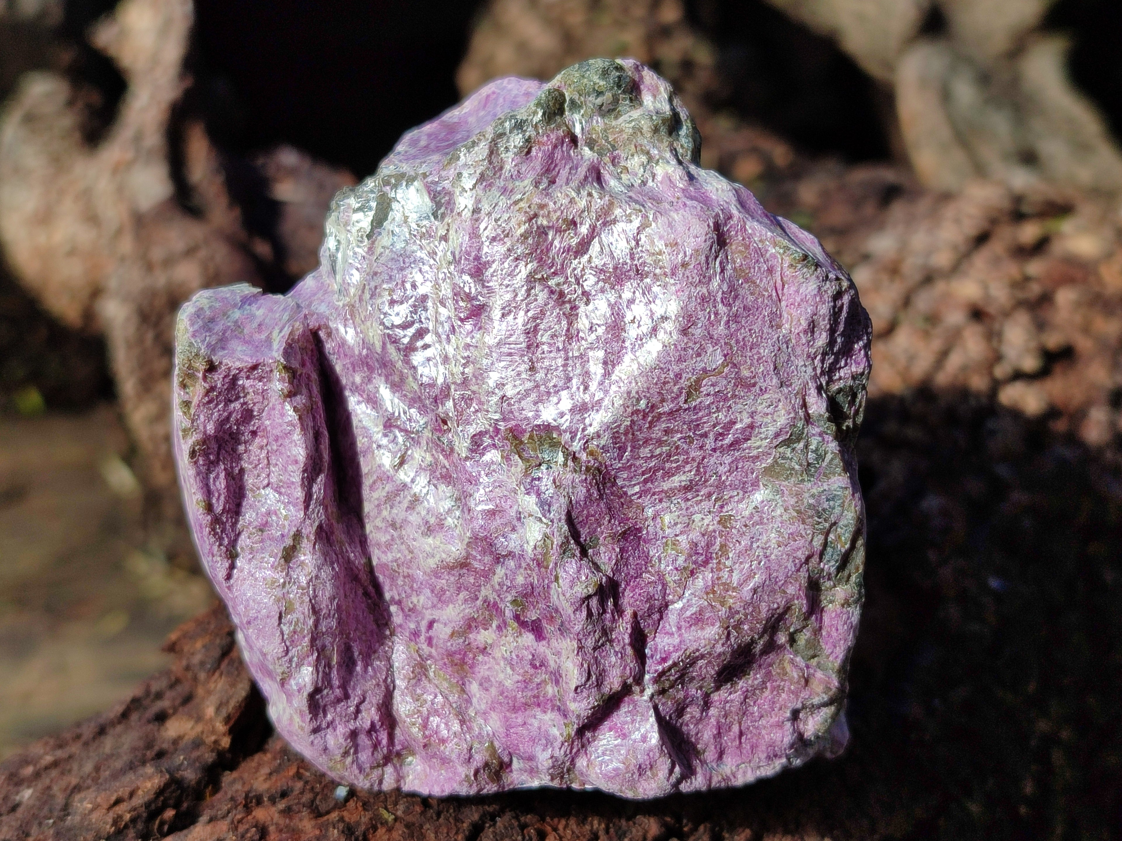 Natural Stichtite Cobbed Specimens x 12 From Barberton, South Africa - Toprock Gemstones and Minerals 