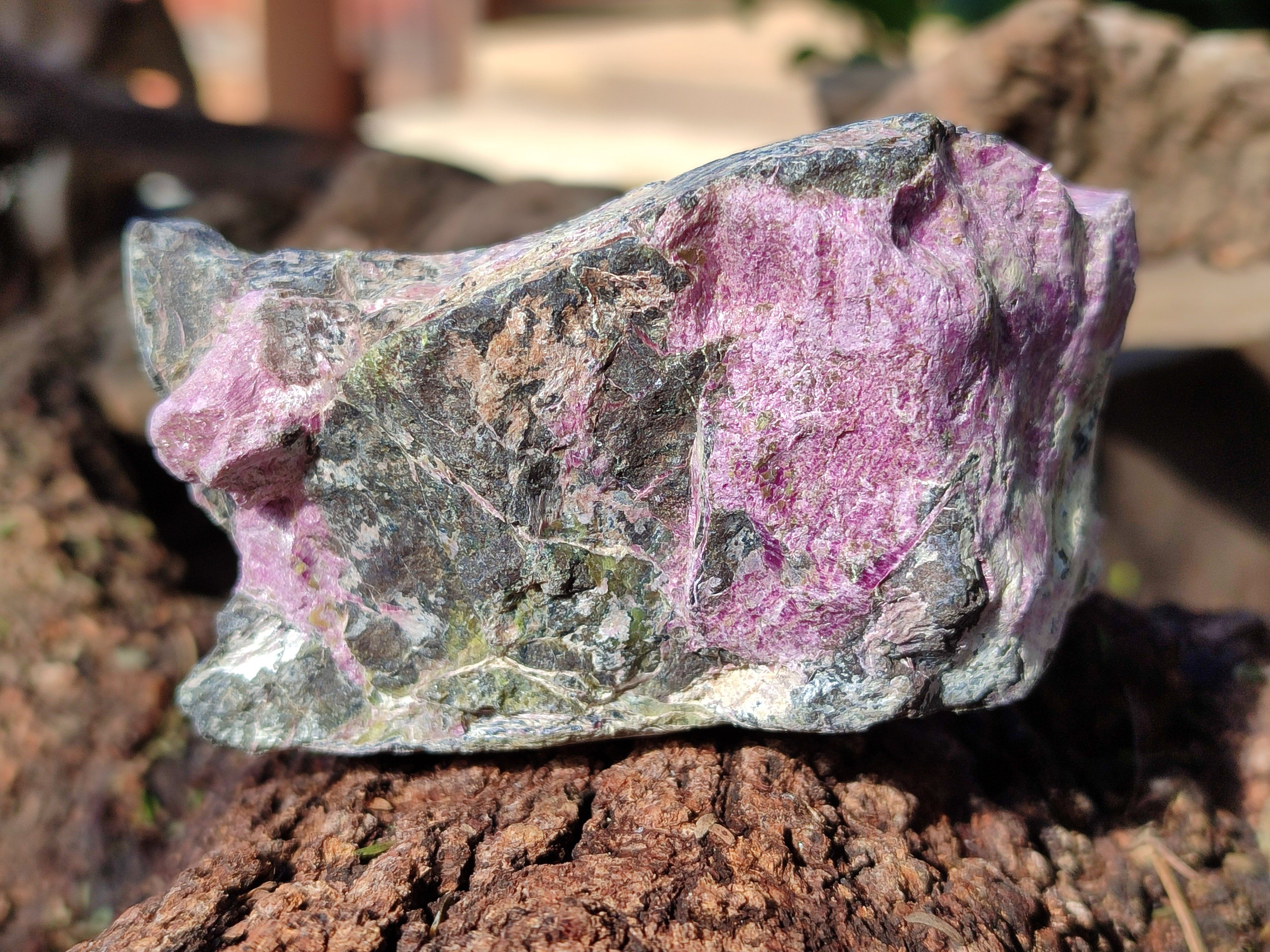 Natural Stichtite Cobbed Specimens x 12 From Barberton, South Africa - Toprock Gemstones and Minerals 