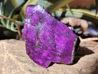 Polished On One Side Purpurite Slabs x 6 From Namibia - Toprock Gemstones and Minerals 