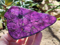 Polished On One Side Purpurite Slabs x 6 From Namibia - Toprock Gemstones and Minerals 