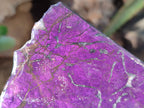 Polished On One Side Purpurite Slabs x 6 From Namibia - Toprock Gemstones and Minerals 