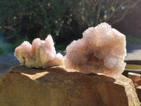 Natural Amethyst Spirit Quartz Clusters x 4 From Boekenhouthoek, South Africa