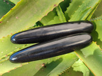 Polished Black Basalt Massage Wands x 12 From Madagascar