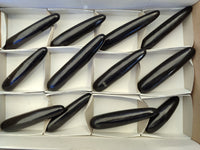 Polished Black Basalt Massage Wands x 12 From Madagascar