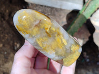 Polished Neolite Standing Free Forms x 6 From Prieska, South Africa