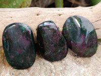 Polished Ruby Corundum In Chrome Verdite Free Forms x 12 From Zimbabwe - Toprock Gemstones and Minerals 