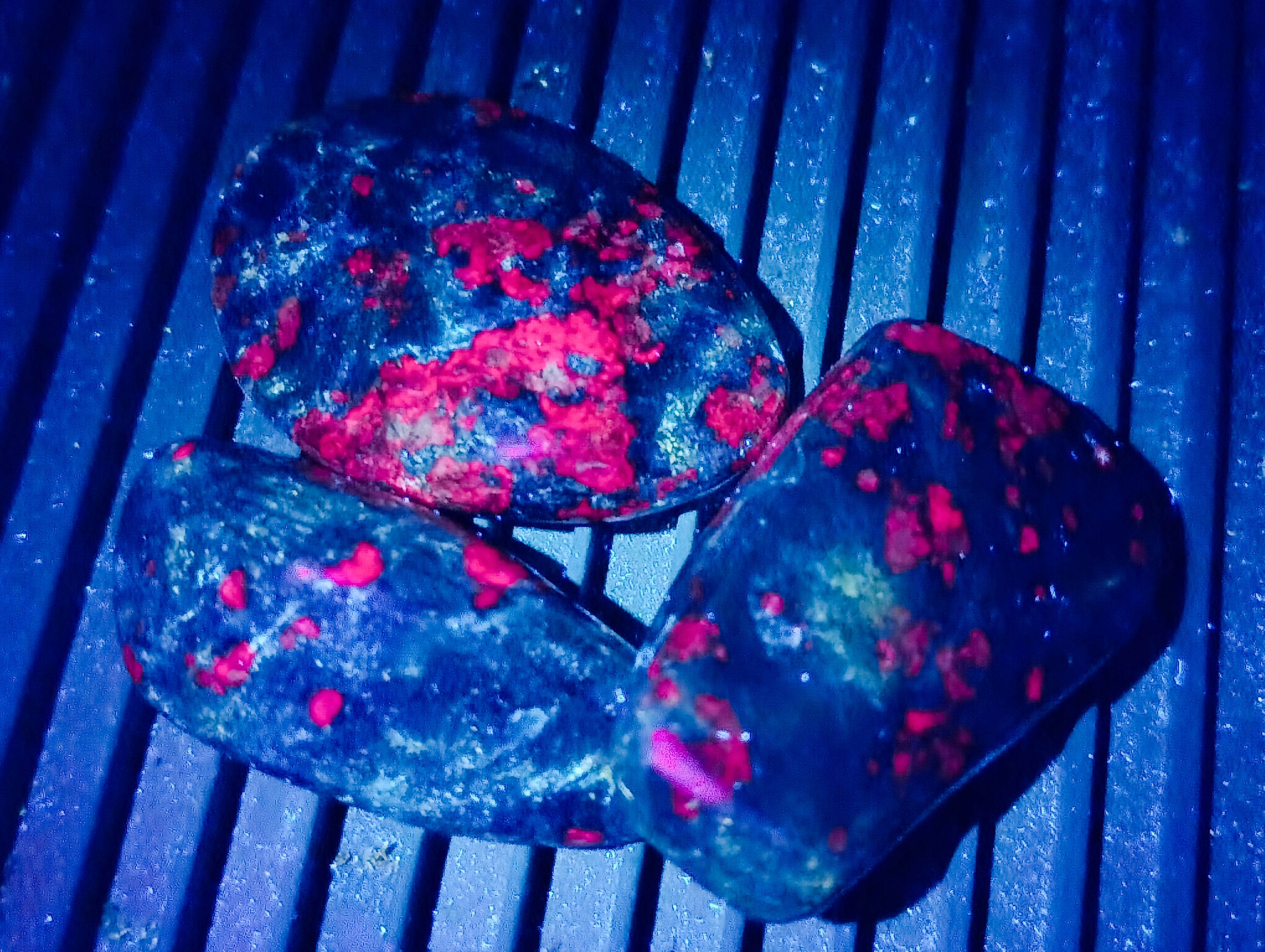 Polished Ruby Corundum In Chrome Verdite Free Forms x 12 From Zimbabwe - Toprock Gemstones and Minerals 