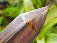 Polished Banded Tiger Iron Tower x 1 From Northern Cape, South Africa