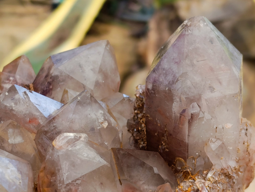 Natural Red Hematoid Quartz Cluster x 1 From Karoi, Zimbabwe - Toprock Gemstones and Minerals 