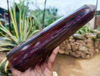 Polished Banded Tiger Iron Tower x 1 From Northern Cape, South Africa - Toprock Gemstones and Minerals 