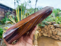 Polished Banded Tiger Iron Tower x 1 From Northern Cape, South Africa - Toprock Gemstones and Minerals 