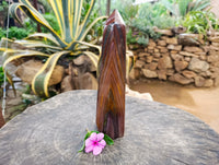 Polished Banded Tiger Iron Tower x 1 From Northern Cape, South Africa - Toprock Gemstones and Minerals 