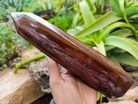 Polished Banded Tiger Iron Tower x 1 From Northern Cape, South Africa - Toprock Gemstones and Minerals 