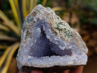 Natural Blue Lace Agate Geode Specimens x 12 From Nsanje, Malawi