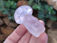 Polished Rose Quartz Mushrooms x 12 From Ambatondrazaka, Madagascar