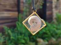 Hand Made Specially Selected Mixed Crystal Pendants - Set in Resin x 6 From Southern Africa