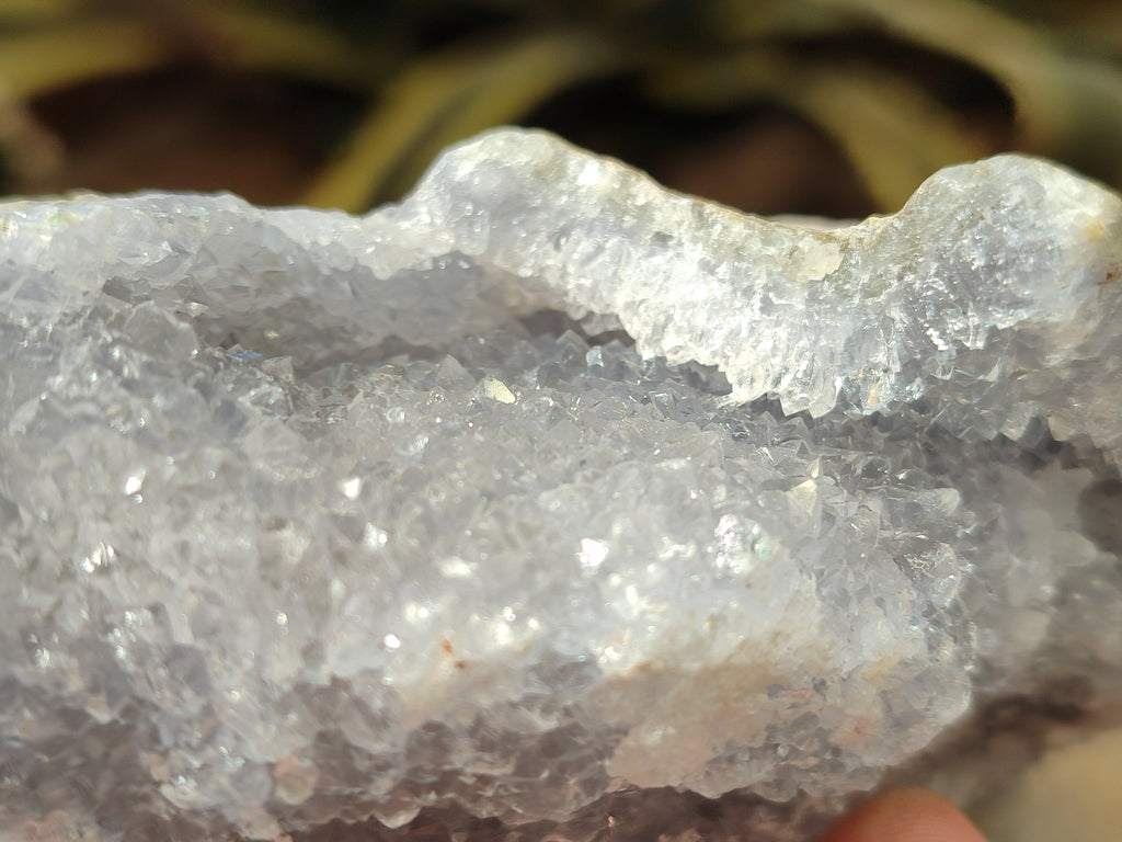 Natural Blue Lace Agate Geode Specimens x 12 From Nsanje, Malawi - Toprock Gemstones and Minerals 